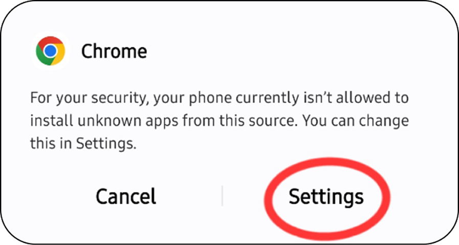 Tap Settings